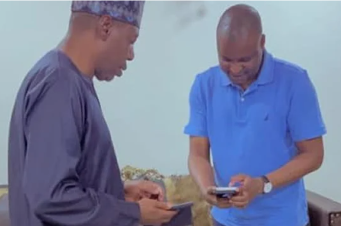 Governor Babagana Zulum and Suspended police officer, Abba Kyari (Punch)