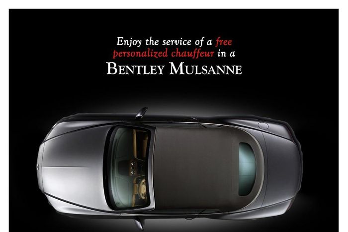 Own a Bentley Mulsanne when you live in Africa's most luxurious condominium in Africa - LeonardoBySujimoto