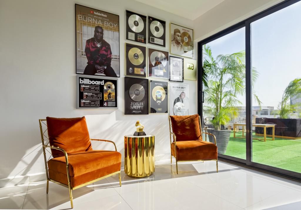 Burna Boy's home tour for Architectural Digest