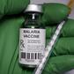 A vial of the malaria vaccine