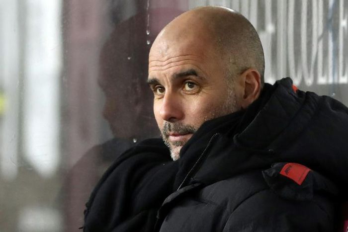 Eyes on the prize: Pep Guardiola wants no let up from his Manchester City side as they close in on the Premier League title