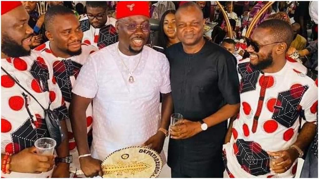 Abba Kyari attends Obi Cubana's mother's burial (LindaIkeji)