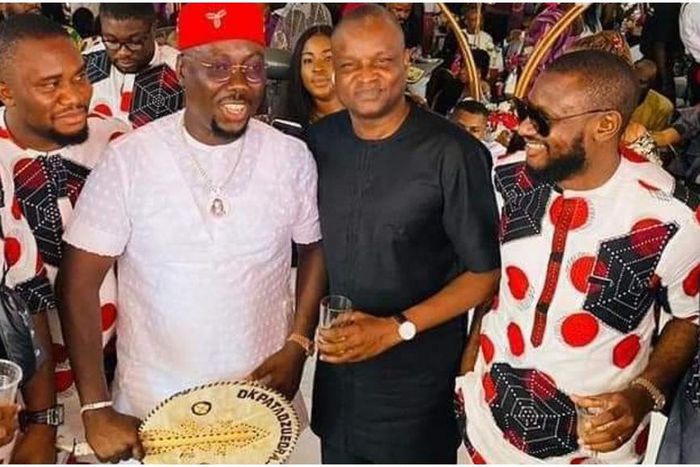 Abba Kyari attends Obi Cubana's mother's burial (LindaIkeji)