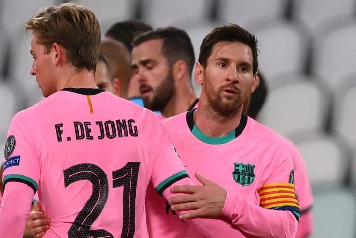 Neither Lionel Messi nor Frenkie de Jong will travel to Ukraine for Barcelona's Champions League clash with Dynamo Kiev this midweek