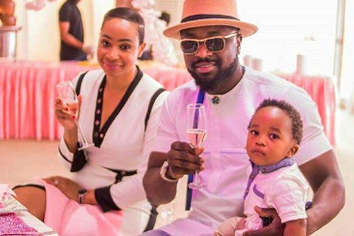 Elikem, Pokello and their son Tristan