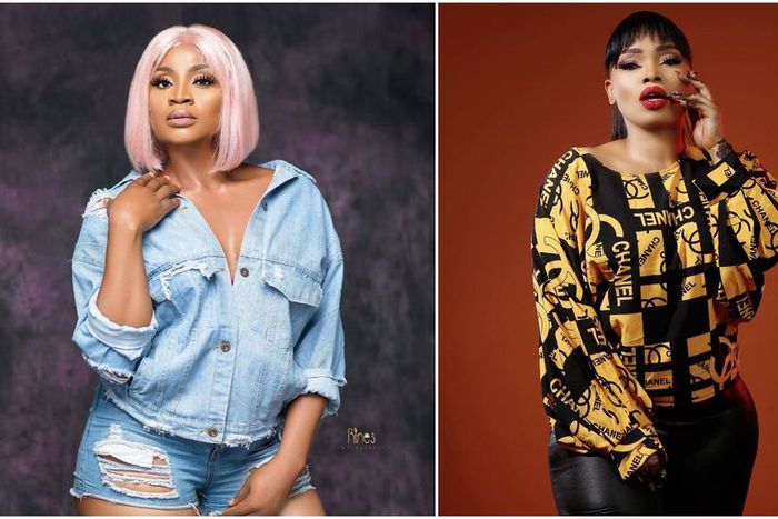 Nollywood movie stars Uche Ogbodo and Halima Abubakar [Instagram/UcheOgbodo] [Instagram/HalimaAbubakar]