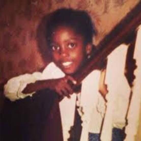 Tiwa Savage's childhood photo