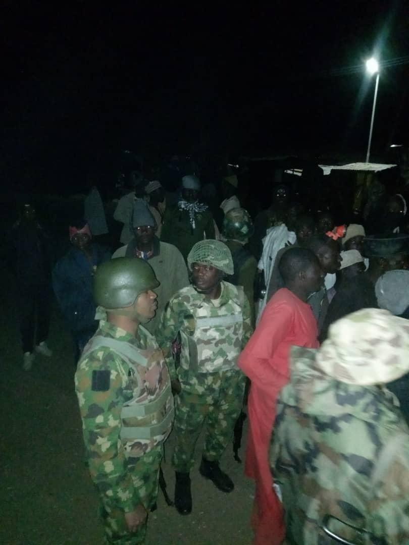 How troops rescued abducted Islamiya students from bandits in Katsina. [Twitter/@DefenceInfoNG]