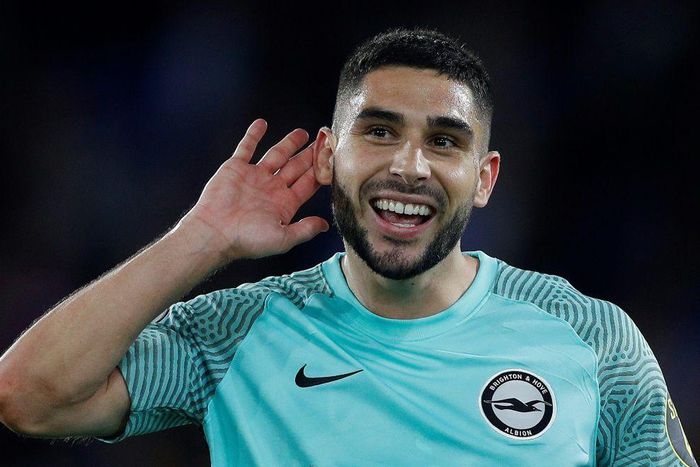 Brighton's French striker Neal Maupay