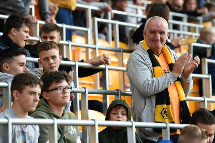 Some rail seating has already been installed at Premier League club Wolverhampton Wanderers
