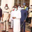 Delta Gov Okowa with Corps Marshal of the Federal Road Safety Corps (FRSC) Boboye Oyeyemi (Delta State press corps)