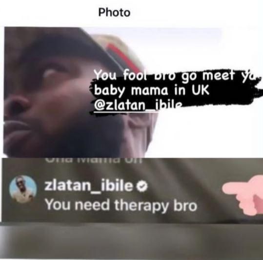 Zlatan slams husband of video vixen Bolanle over domestic violence