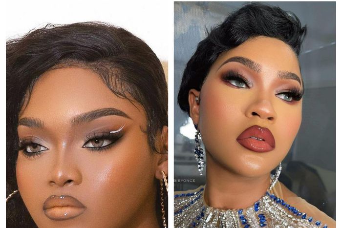 Lilo and Diiadem in nude lipgloss [instagram]