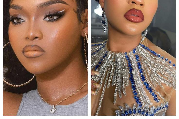 Lilo and Diiadem in nude lipgloss [instagram]