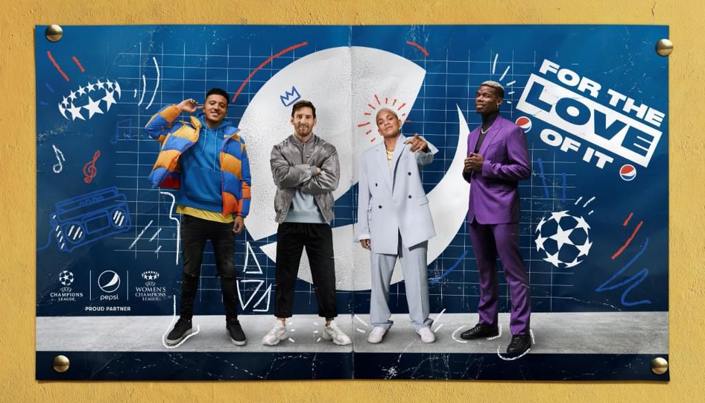 Epic! Pepsi launches new global campaign featuring Messi, Pogba and a UCL theme song by Becky G and Burna Boy
