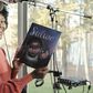 Lupita Nyong'O recording the audiobook for 'Sulwe' [Popsugar]