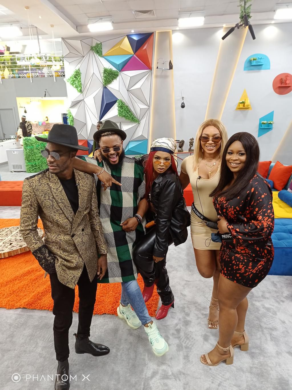 The Phantom X moments at the first BBNaija Saturday night partyy