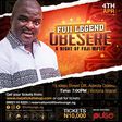Easter Special @ Live present "A Night of Fuji Music" with Obesere
