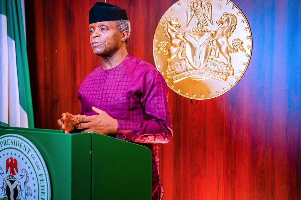 Vice President Yemi Osinbajo SAN virtually presides over The National Economic Council Meeting where he launched the PEBEC Ease of Doing Business Subnational Baseline Survey. 18th Mar, 2021. Photos; Tolani Alli