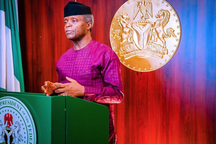 Vice President Yemi Osinbajo SAN virtually presides over The National Economic Council Meeting where he launched the PEBEC Ease of Doing Business Subnational Baseline Survey. 18th Mar, 2021. Photos; Tolani Alli