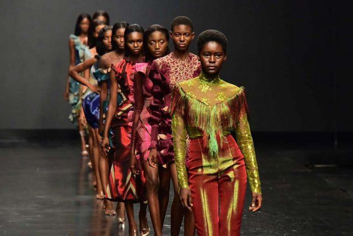 Deola Sagoe's design at 2018 Lagos Fashion week [daughtersofAfrica]