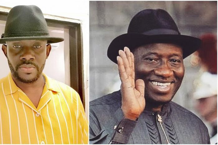 Nigerian music star J Martins and former President Goodluck Jonathan [Instagram/JMartins]