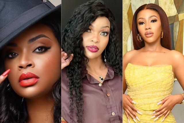 Dillish Mathews, Wema Sepatu and Mercy Eke [Instagram]