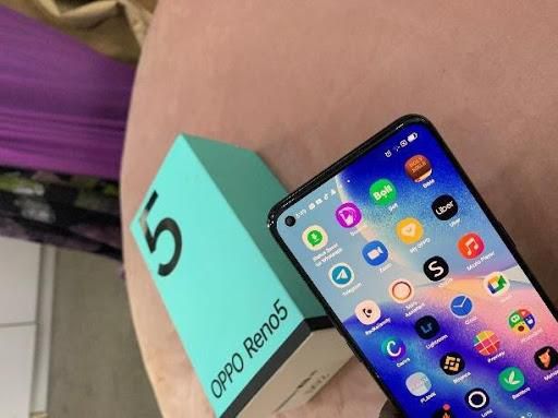 Pictures of me unboxing my OPPO Reno 5