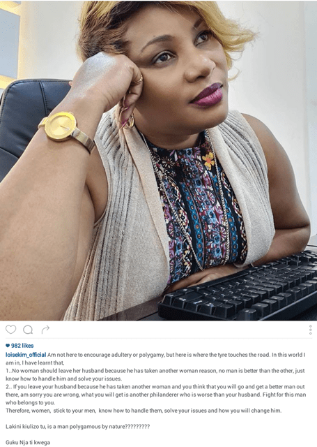 No woman should leave her husband because of infidelity – Gospel singer shares experience