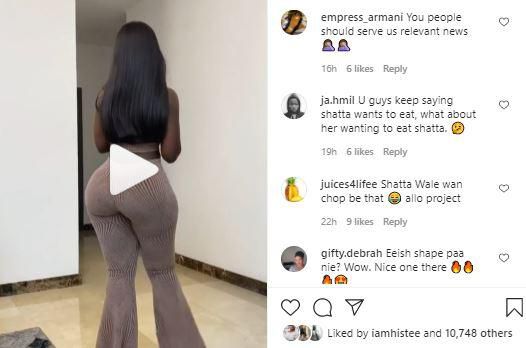 Social media goes crazy over Hajia Bintu meeting Shatta Wale