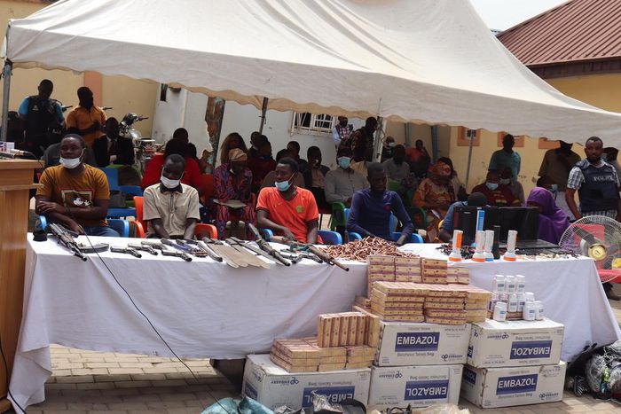 Police arrest 50 suspects over kidnapping and other criminal offences. [Twitter/@PoliceNG]