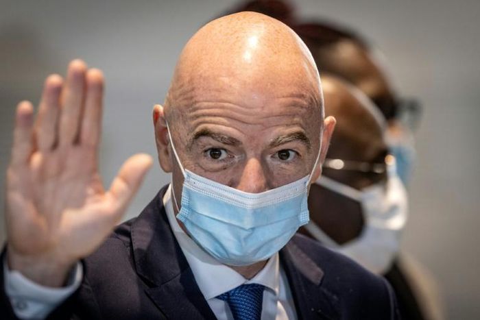 FIFA president Gianni Infantino will address the UEFA congress on Tuesday