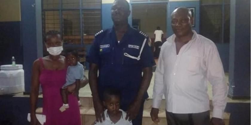 Boy, 4 reports mother to Ghana police as younger brother slips and falls while being bathed