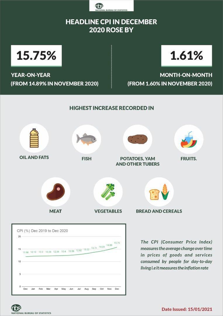 Consumer Price Index Report for December 2020 [NBS]