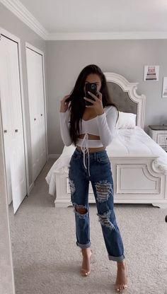 shirt and boyfriend jeans {pinterest}