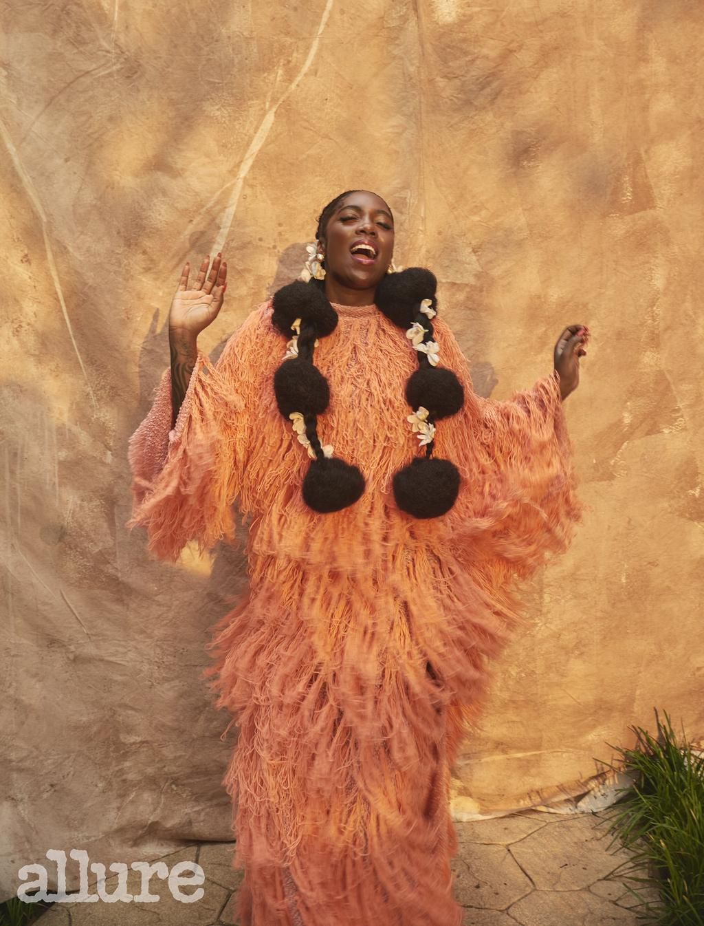 Tiwa Savage in a Molly Goddard Frill Dress