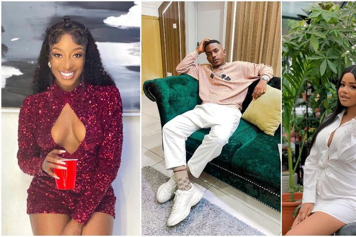 Dorcas Shola Fapson, Timini Egbuson and Lydia Balogun [Instagram/DSF] [Instagram/Timini] [Instagram/OfficiaLydia]