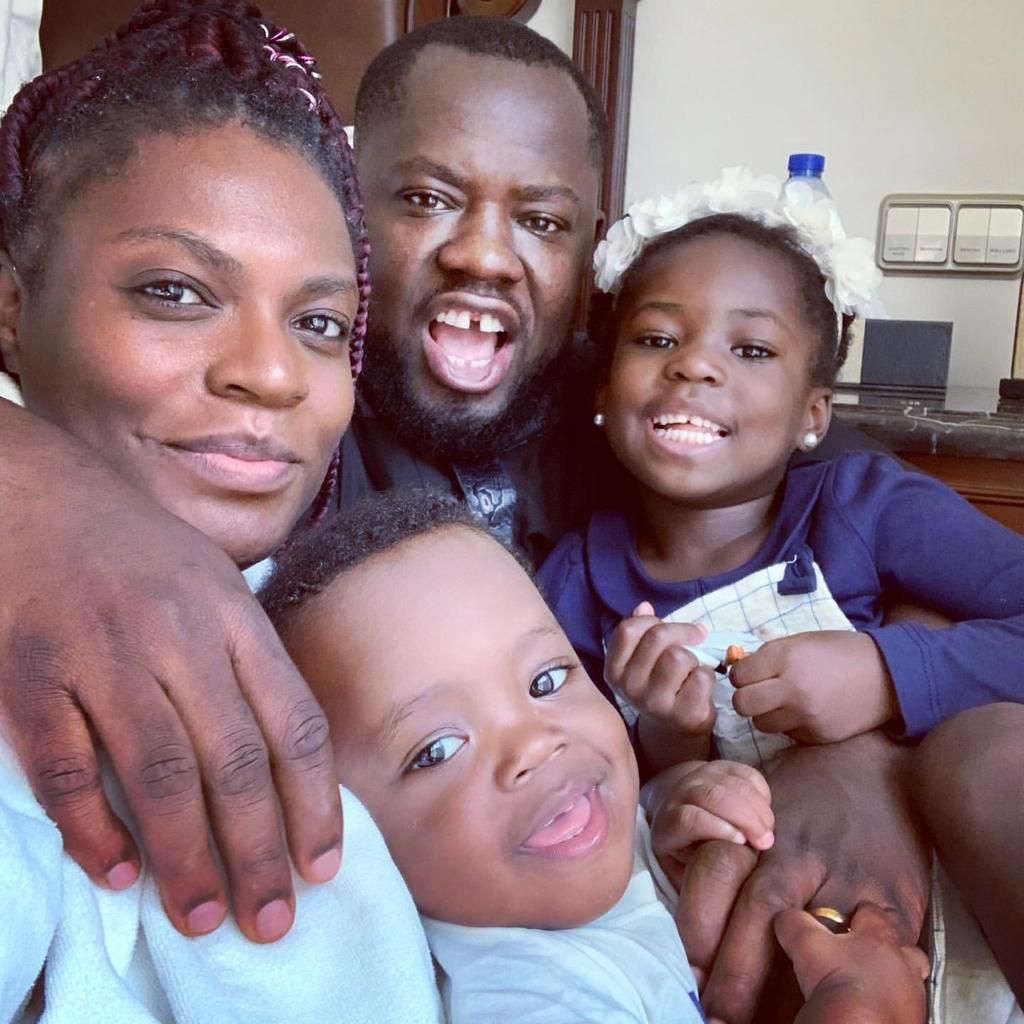 Giovani Caleb, wife and children