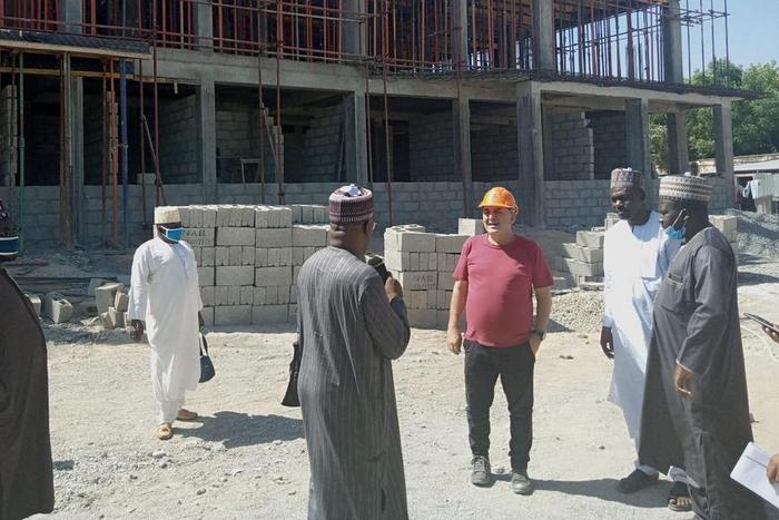The 5 billion naira Cancer Centre being constructed by the Kano state government. [NAN]