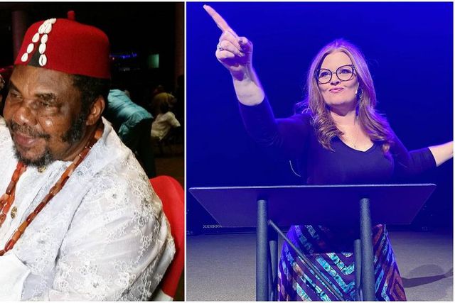 Nollywood veteran Pete Edochie and pastor Laurie Idahosa [Instagram/PeteEdochie] [Instagram/LaurieIdahosa]