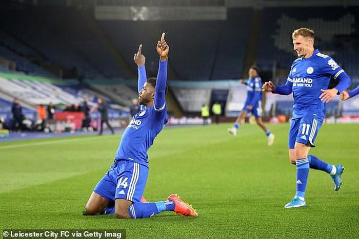 Kelechi Iheanacho (Leicester City via Getty Images)