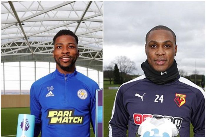Kelechi Iheanacho and Odion Ighalo (Instagram/Action Images)