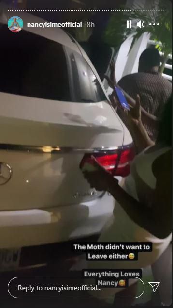 Nancy Isime joins the Lagos Benz gang!