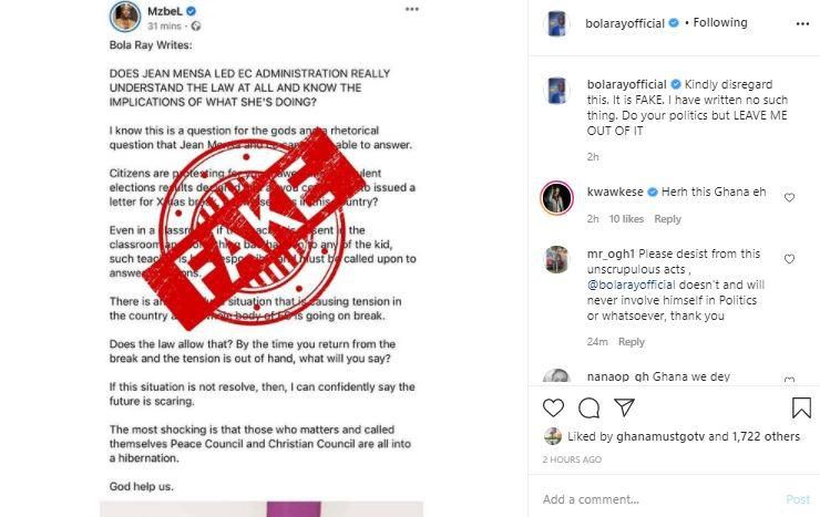 Mzbel's now deleted post