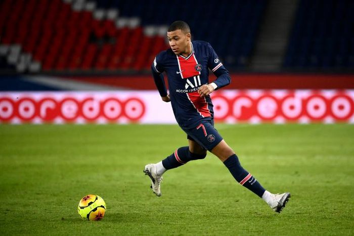 Kylian Mbappe is the top scorer in Ligue 1 but has gone almost a year without a goal in the Champions League