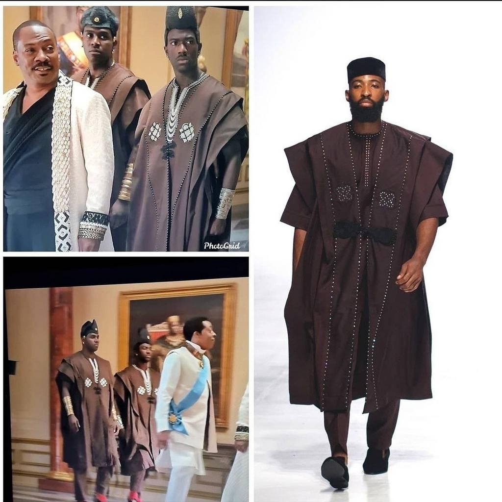 Ugo Monye shares images of the Reale design reproduced in 'Coming 2 America' [Instagram]