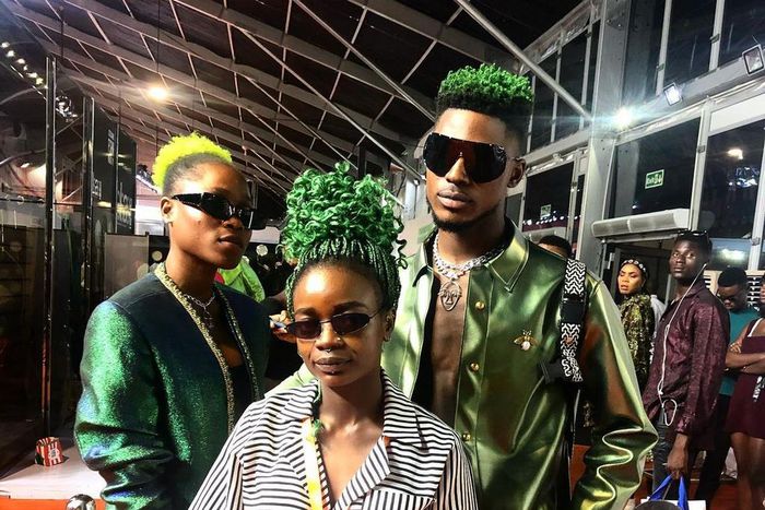 Arin and some models at GTB fashion weekend {instagram/arinola}