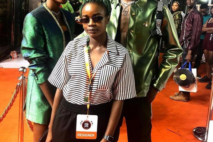 Arin and some models at GTB fashion weekend {instagram/arinola}