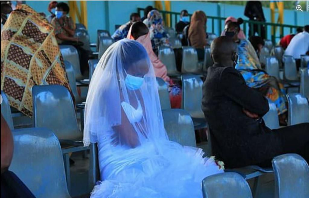 Couple & guests spend wedding night sitting outside as punishment for breaking Covid-19 rules