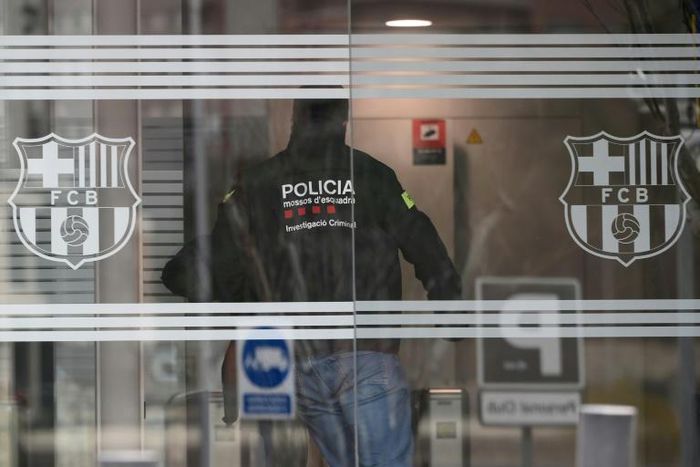 Bartomeu was detained after police raided Barcelona's offices on Monday